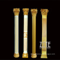 Natural Marble Hand Carved yellow gate stone round column